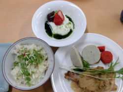 牛乳+豚肉 料理写真