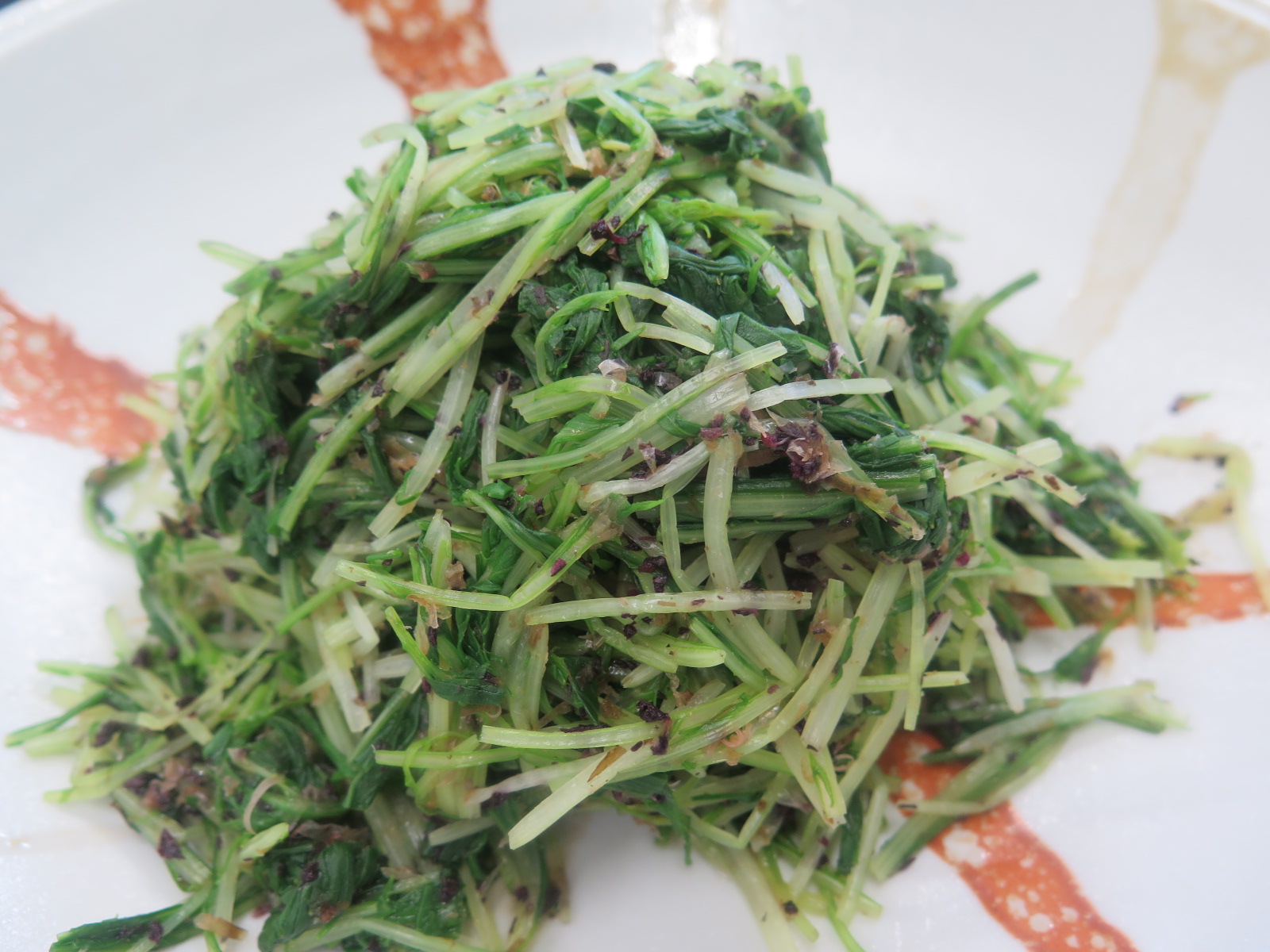 水菜のゆかりおかか和え